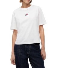 TOMMY HILFIGER TJ Koszulka z kr&oacute;tkim rękawem ecru - Koszulki i topy damskie - 1