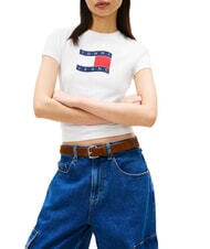 TOMMY HILFIGER TJ FLAG Koszulka bawełniana - Koszulki i topy damskie
