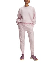 UNDER ARMOUR RIVAL FLEECE Spodnie do biegania wrzosowy jasny r&oacute;żowy - Spodnie damskie - 1
