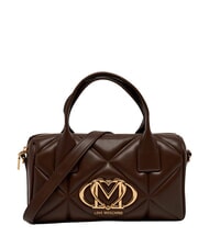 LOVE MOSCHINO EMBOSSED QUILTED Torebka z paskiem na ramię brązowy - Torby damskie - 1