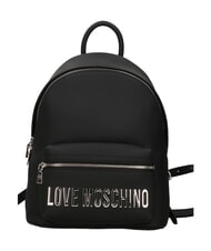 LOVE MOSCHINO BOLD LOVE Plecak z kieszenią przednią Czarny - Torby damskie - 1