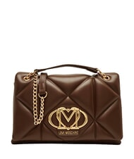 LOVE MOSCHINO EMBOSSED QUILTED Torba na ramię, pikowana brązowy - Torby damskie - 1