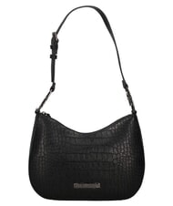 LOVE MOSCHINO JEWEL CROCO Torba na ramię, regulowana Czarny - Torby damskie - 1