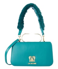 LOVE MOSCHINO SMART DAILY Torba na ramię z paskiem na ramię zielony - Torby damskie - 1
