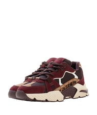 GUESS CARRLI8 Adidasy ciemne wino - Buty damskie - 1