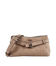 GUESS ELLA Torba na ramię beżowe logo - Torby damskie - 1