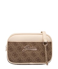 GUESS GIRL MINI ME Mała torba na ramię 4g aop beżowy biały - Torby damskie - 1