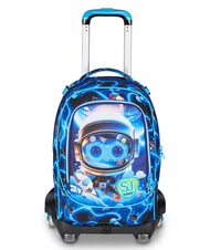 SJGANG SPACE LED BOY Plecak na k&oacute;łkach do wspinania się po schodach IGŁY SOSNY - Plecaki z w&oacute;zkiem - 1