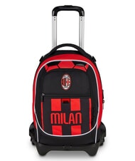MILAN EST.1899 Plecak na k&oacute;łkach, odpinany Mediolan Czerwony - Plecaki z w&oacute;zkiem - 1