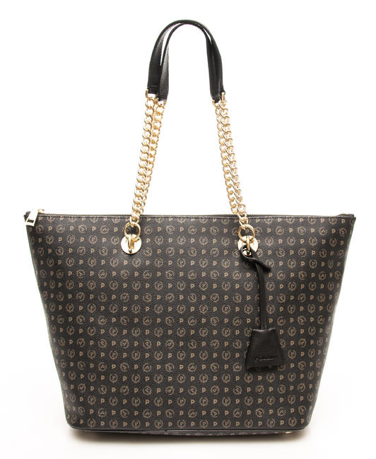 POLLINI Heritage Classic Torba na zakupy, wymienne uchwyty Czarny - Torby damskie