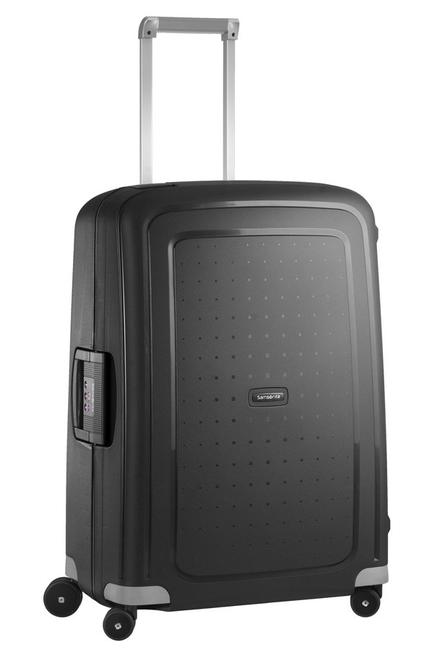 SAMSONITE S'CURE Wózek średniej wielkości CZARNY - Wózki twarde