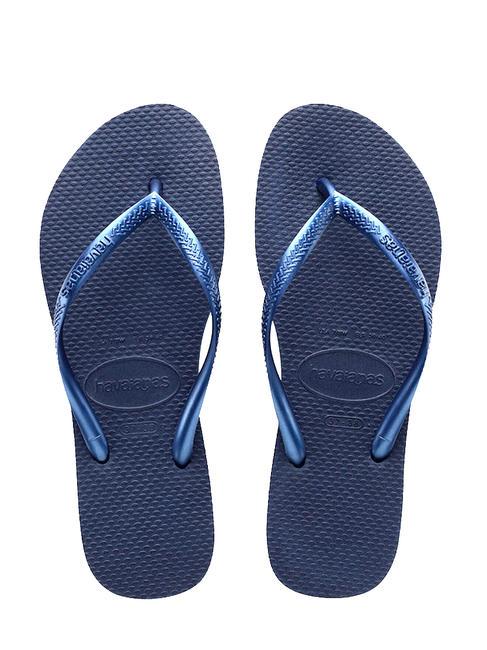 HAVAIANAS SLIM Klapki granatowy - Buty damskie