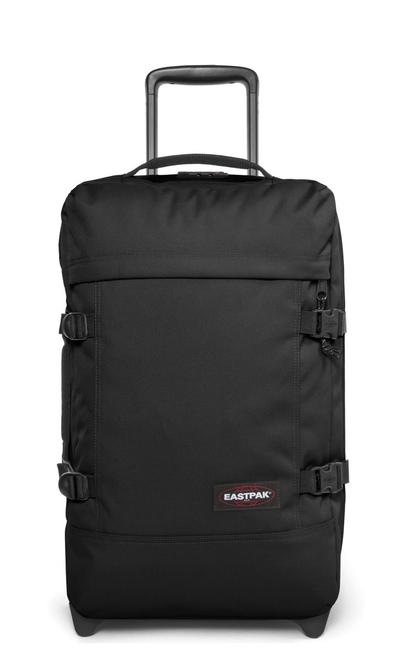 EASTPAK STRAPVERZ S Plecak kabinowy na kółkach CZARNY - Bagaż podręczny