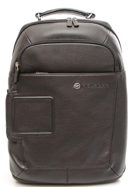 PIQUADRO VIBE OUT Plecak skórzany na laptopa 15,6" CUMOWAĆ - Plecaki na laptopa do pracy