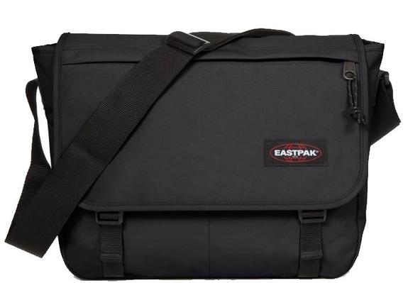 EASTPAK Messenger DELEGATE, uchwyt na komputer 17" CZARNY - Teczki robocze