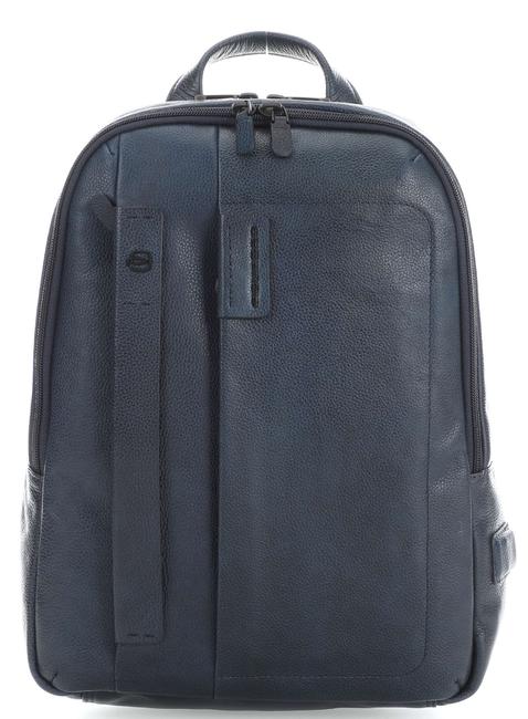 PIQUADRO Zaino P15, uchwyt na komputer 14" niebieski - Plecaki na laptopa do pracy