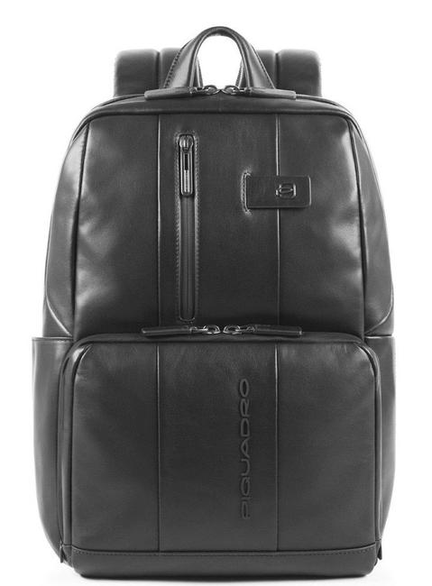 PIQUADRO Zaino URBAN, uchwyt na laptopa 14" Czarny - Plecaki na laptopa do pracy