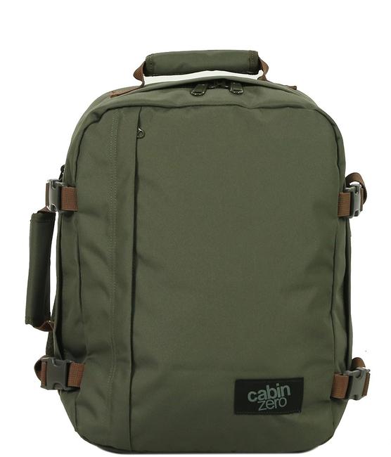 CABINZERO CLASSIC 28L Plecak podróżny pod siedzenie GRUZIŃSKI KHAKI - Plecaki szkolne i rekreacyjne