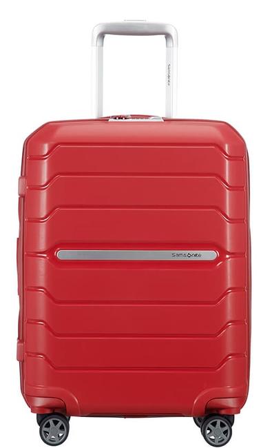 SAMSONITE FLUX Rozszerzalny wózek kabinowy CZERWONY - Bagaż podręczny
