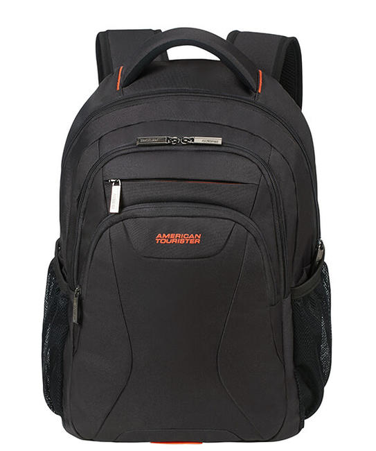 AMERICAN TOURISTER AT WORK Plecak na laptopa 15,6" CZARNY/POMARAŃCZOWY - Plecaki na laptopa do pracy