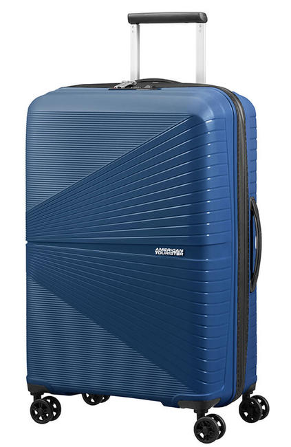 AMERICAN TOURISTER AIRCONIC Wózek średnio lekki granatowy o północy - Wózki twarde
