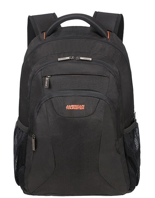 AMERICAN TOURISTER Zaino AT WORK, uchwyt na tablet i komputer 17,3" CZARNY/POMARAŃCZOWY - Plecaki na laptopa do pracy