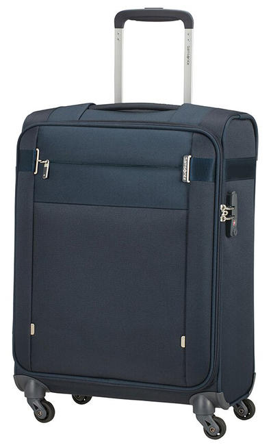 SAMSONITE CITYBEAT citybeat spinner 55/20 length 40cm CITYBEAT, hand luggage GRANATOWY - Bagaż podręczny