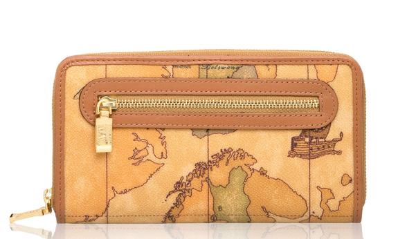 ALVIERO MARTINI PRIMA CLASSE Portafoglio GEO CLASSIC, Zip Around NATURALNY - Portfele damskie