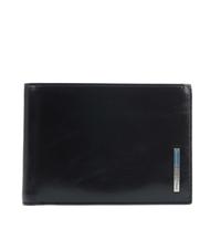 PIQUADRO BLUE SQUARE Portfel sk&oacute;rzany z klapką - Portfele męskie