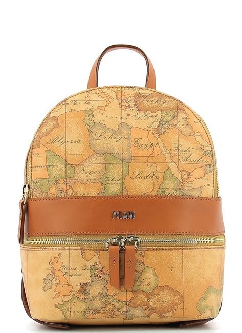 ALVIERO MARTINI PRIMA CLASSE Geo Classic Plecak na ramię NATURALNY - Torby damskie