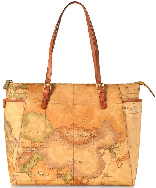 ALVIERO MARTINI PRIMA CLASSE Geo Classic Torba na zakupy na ramię NATURALNY - Torby damskie