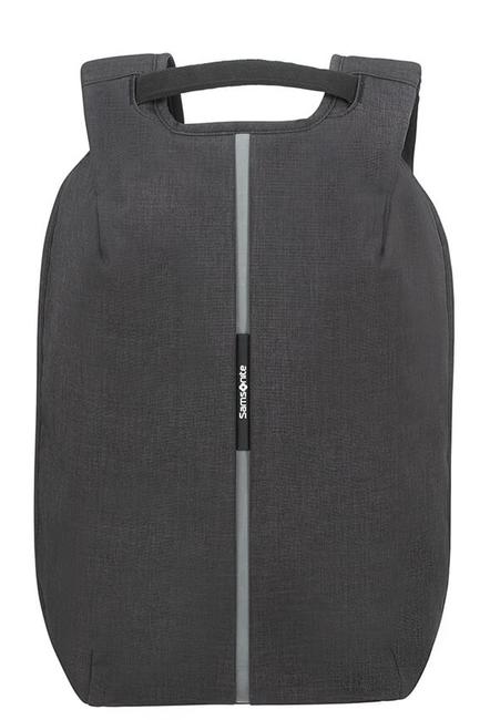 SAMSONITE SECURIPAK  Plecak z systemem antykradzieżowym, uchwyt na komputer 15,6" STAL CZARNA - Plecaki na laptopa do pracy
