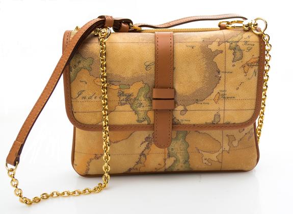 ALVIERO MARTINI PRIMA CLASSE Geo Classic Torba z odpinanym paskiem na ramię NATURALNY - Torby damskie