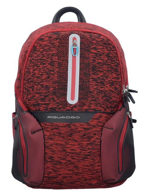 PIQUADRO Zaino COLEOS, uchwyt na laptopa 14" CZERWONY - Plecaki na laptopa do pracy