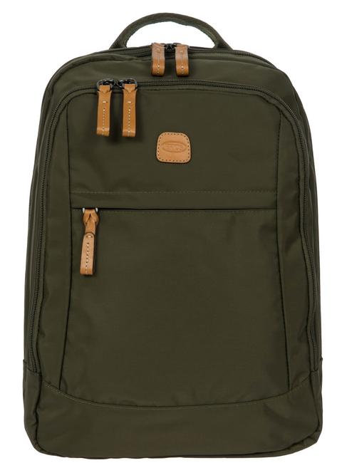 BRIC’S X-TRAVEL Plecak na laptopa 14" oliwka - Plecaki na laptopa do pracy