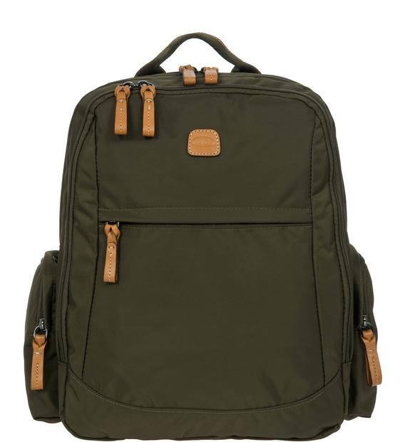 BRIC’S Zaino X TRAVEL BUSINESS, etui na laptopa 15" oliwka - Plecaki na laptopa do pracy