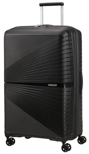 AMERICAN TOURISTER AIRCONIC Duży, lekki wózek ONYKS CZARNY - Wózki twarde
