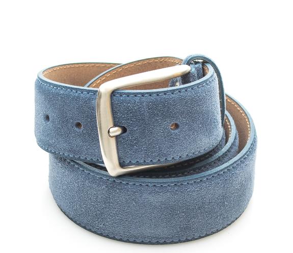 TIMBERLAND Cintura CASUAL, ze skóry zamszowej, można skrócić nurkowanie w błękicie - Paski