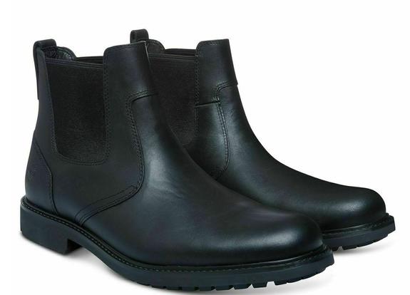 TIMBERLAND  STORMBUCKS Skórzane Botki Za Kostkę CZARNY - Buty męskie