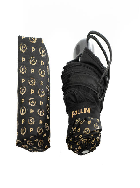 POLLINI  Parasol składany HERITAGE CLASSIC Czarny - Parasole