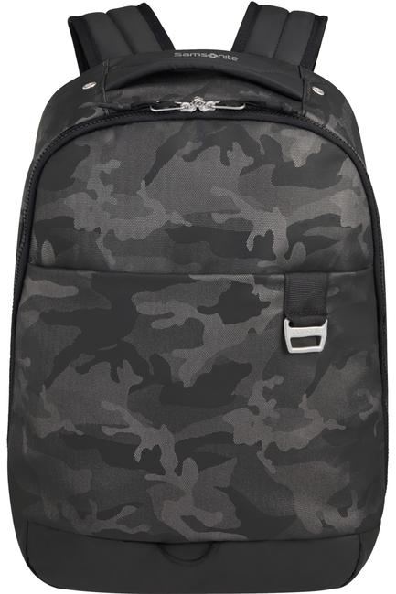 SAMSONITE  Plecak na laptopa MIDTOWN S 14" kamuflaż/szary - Plecaki na laptopa do pracy