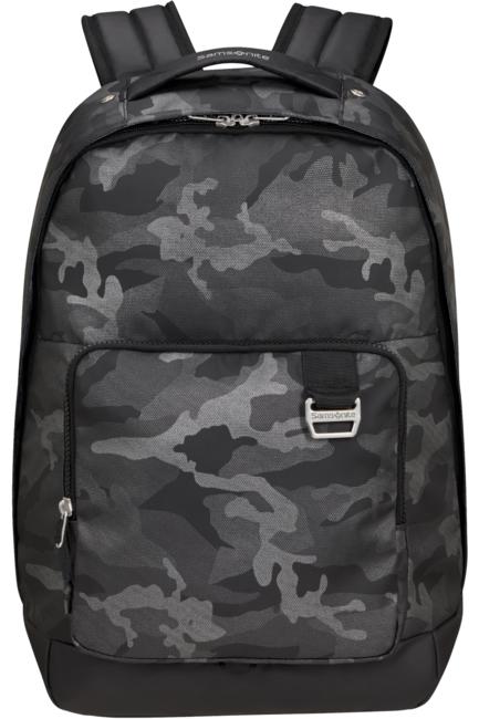 SAMSONITE  Plecak na laptopa MIDTOWN M 15,6" kamuflaż/szary - Plecaki na laptopa do pracy