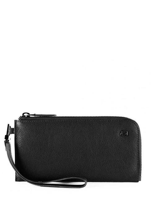 PIQUADRO BLACK SQUARE Torba skórzana Czarny - Uchwyt i organizer na tablet