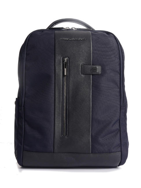 PIQUADRO BRIEF 2 Plecak na laptopa z tkaniny z recyklingu niebieski - Plecaki na laptopa do pracy