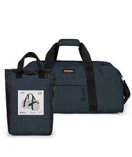 EASTPAK STATION + Torba podr&oacute;żna z paskiem na ramię potr&oacute;jny denim - Mn&oacute;stwo - 5