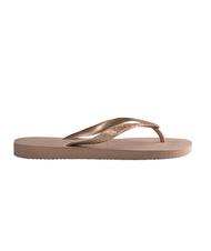 HAVAIANAS TOP TIRAS Klapki r&oacute;żowy/złoty - Buty damskie - 2