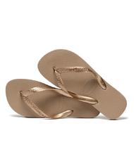 HAVAIANAS TOP TIRAS Klapki r&oacute;żowy/złoty - Buty damskie - 4