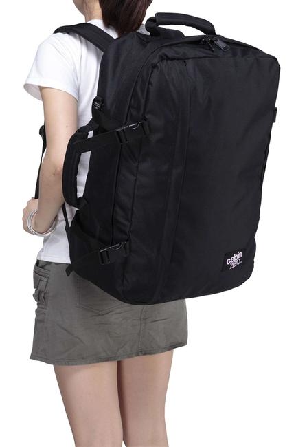 CLASSIC 44L Plecak podr&oacute;żny 51cm ABSOLUTNA CZARNOŚĆ - Bagaż podręczny