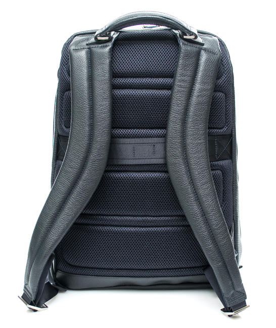 VIBE OUT Plecak sk&oacute;rzany na laptopa 15,6" niebieski - Plecaki na laptopa do pracy