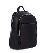 PIQUADRO BLUE SQUARE Plecak sk&oacute;rzany na laptopa 14" - Plecaki na laptopa do pracy